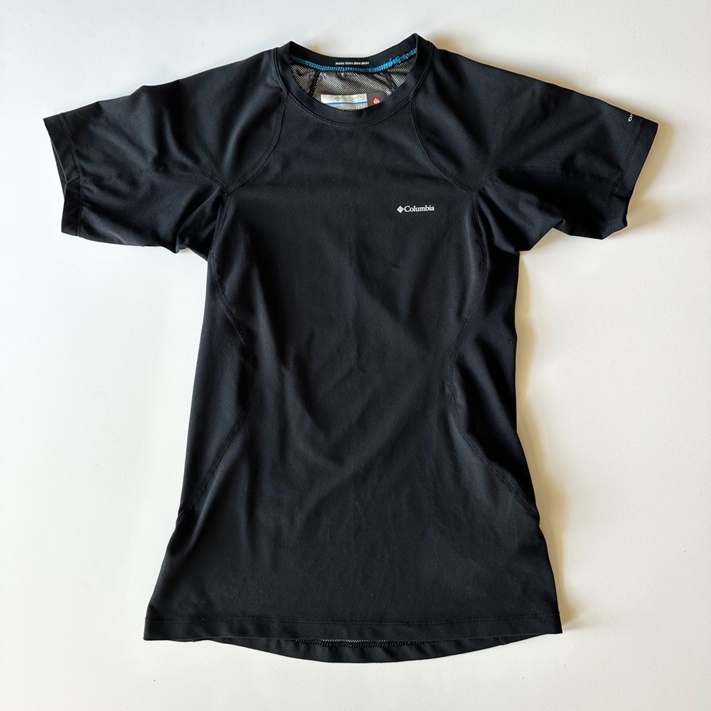 Columbia Black Omni-Heat Crew Tee